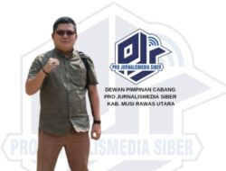 DPC Pro Jurnalismedia Siber (PJS) Kabupaten Musi Rawas Utara Resmi Terbentuk