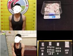 Polres Oku Ringkus Dua Pengedar Sabu di Semidang Aji dan Ulu Ogan