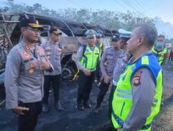 Polda Sumsel Identifikasi Korban Kecelakaan Maut Bus ALS dan Truk Tangki di Muratara