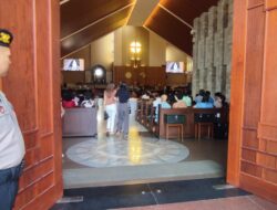 Perkuat Toleransi dan Stabilitas Nasional, Polda Sumsel Siagakan Pengamanan di 378 Gereja se-Sumatera Selatan